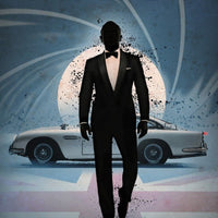 Bond DB5 Metal Poster