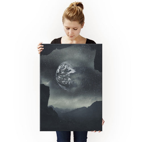 Stellar Black and White Poster