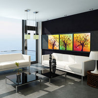 Happiness Tree Abstract Canvas Prints