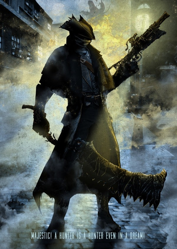 Bloodborn Game Metal Poster