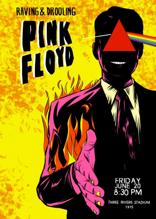 Affiche Métal Pink Floyd