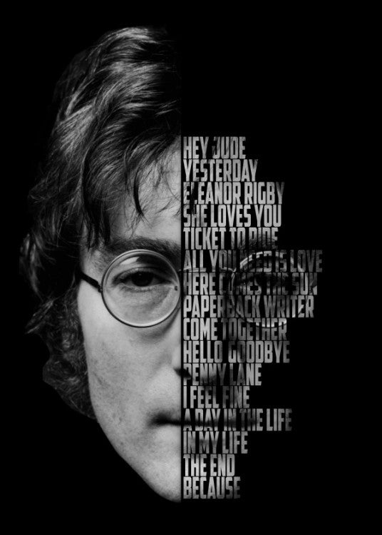 John Lennon Legend Poster