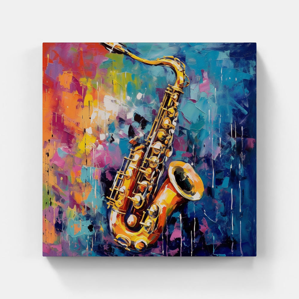 Captivating Saxophone Ensemble-Canvas-artwall-Artwall