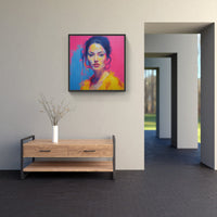 Dynamic Yellow Fusion-Canvas-artwall-Artwall