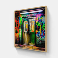 Luminous City Nights-Canvas-artwall-Artwall