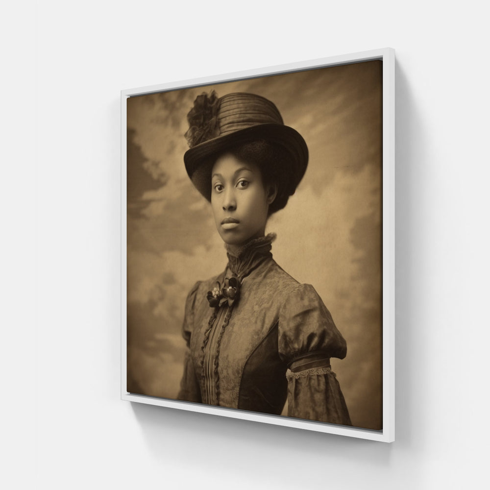 Nostalgic Daguerreotype Dreams-Canvas-artwall-20x20 cm-White-Artwall