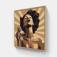 Melodic Singer Stage-Canvas-artwall-Artwall