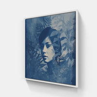 Vintage Cyanotype Memories-Canvas-artwall-20x20 cm-White-Artwall