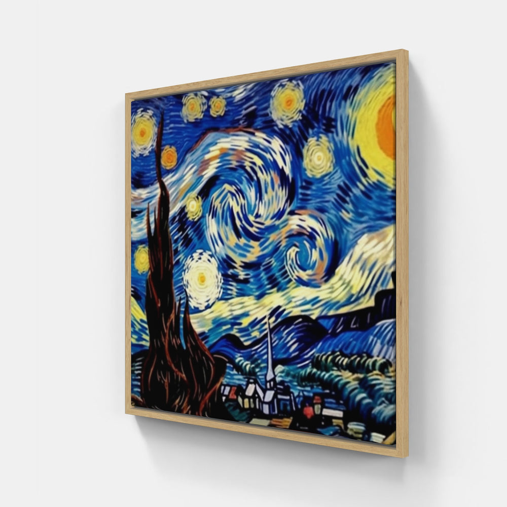 Vibrant Van Gogh Sunflowers-Canvas-artwall-20x20 cm-Wood-Artwall