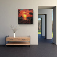 Spectacular Sunset Hues-Canvas-artwall-Artwall