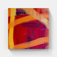 Orange sunrise bright-Canvas-artwall-Artwall