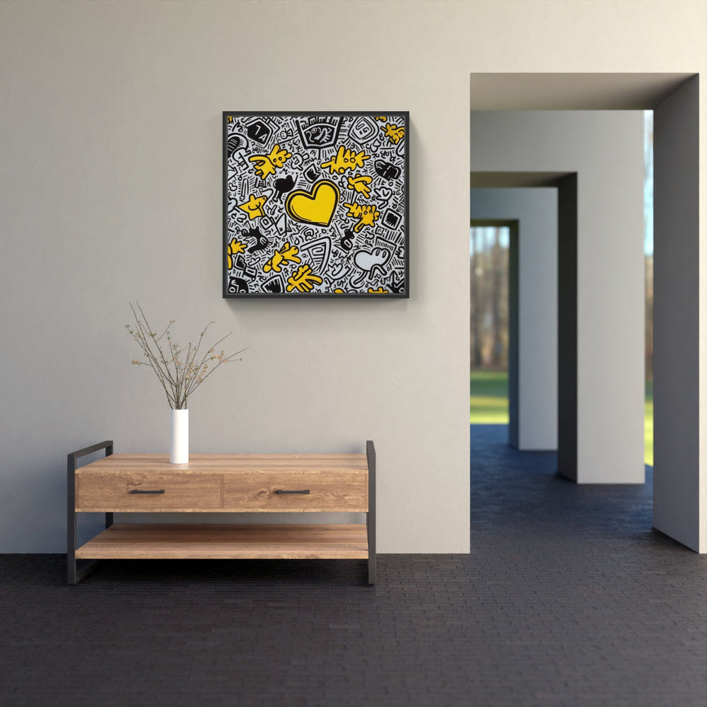 Doodle in dreamland-Canvas-artwall-Artwall