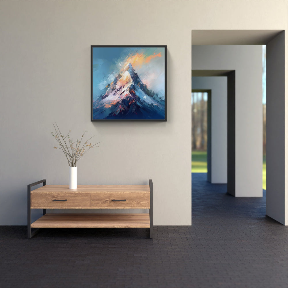 Serene Alpine Mountains-Canvas-artwall-Artwall