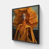 Fashion's Alluring Reverie-Canvas-artwall-20x20 cm-Black-Artwall