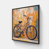 Two-Wheel Expressions-Canvas-artwall-20x20 cm-Black-Artwall