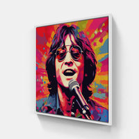 John Lennon-Canvas-artwall-20x20 cm-White-Artwall