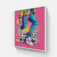 Pop Streetwear Express-Canvas-artwall-20x20 cm-White-Artwall