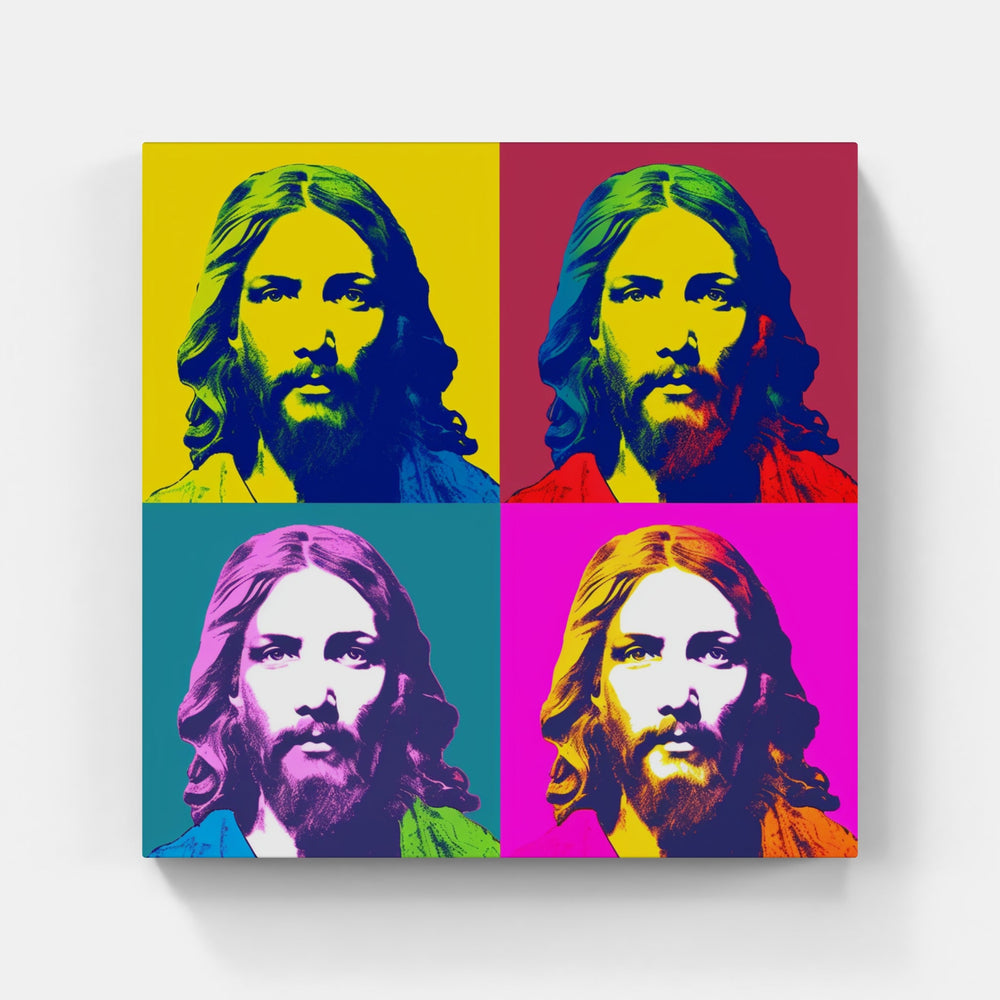 Pop art Christ-Canvas-artwall-Artwall