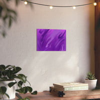 Mer violet sommeil- Tableau aluminium