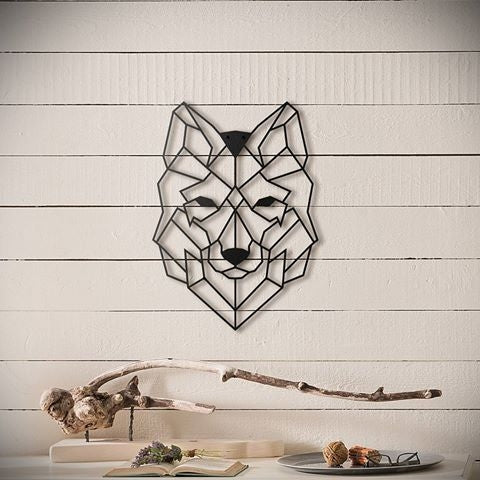 Metal Wall Decoration Wolf