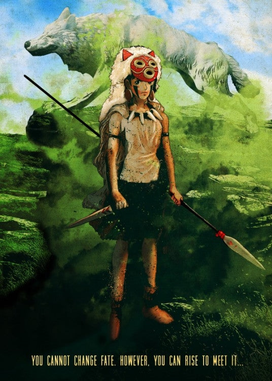 Mononoke Nature Metal Poster