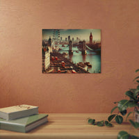 London, Love, Fate, Home.- Tableau aluminium