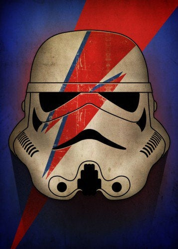 Stormtrooper Bowie Wall Poster