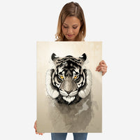 Poster Metal Tigre Design