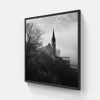 B&W Photographic Poetry-Canvas-artwall-40x40 cm-Black-Artwall