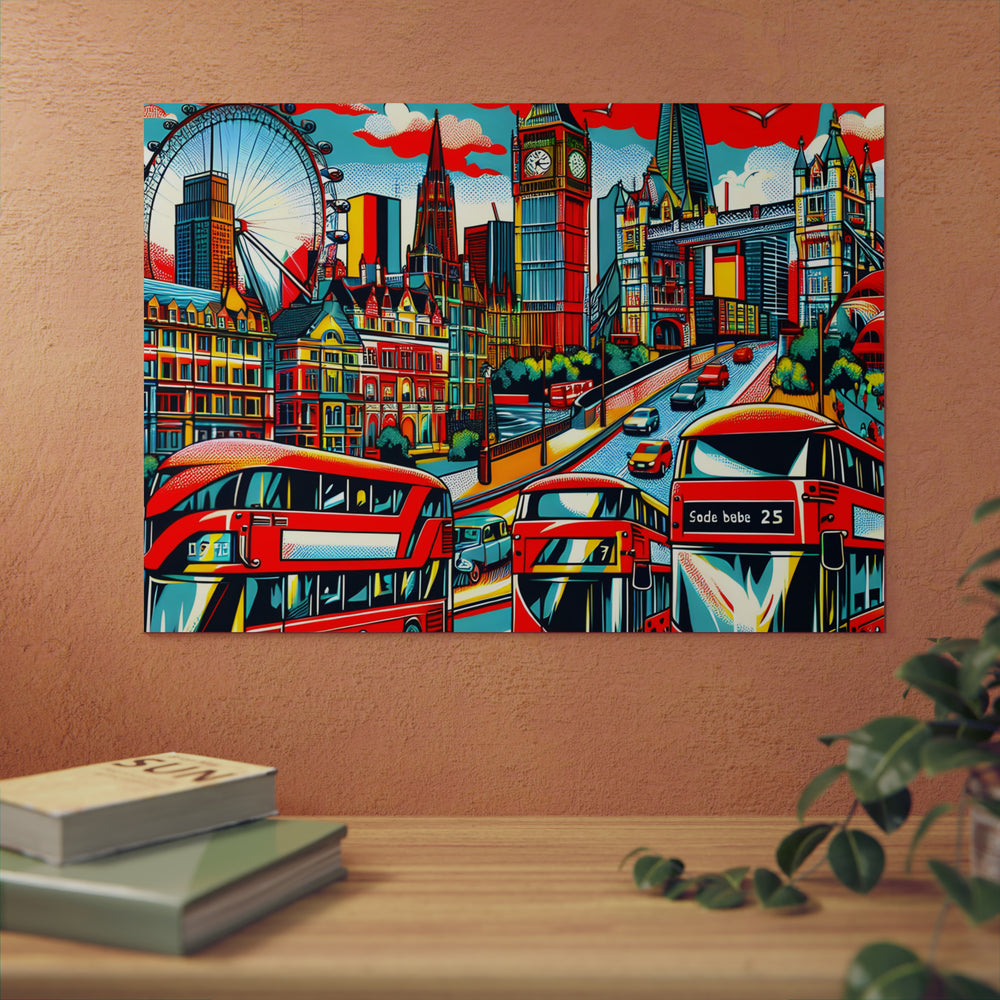 London desires dreams.- Tableau aluminium