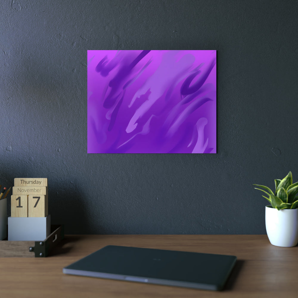 Mer violet sommeil- Tableau aluminium