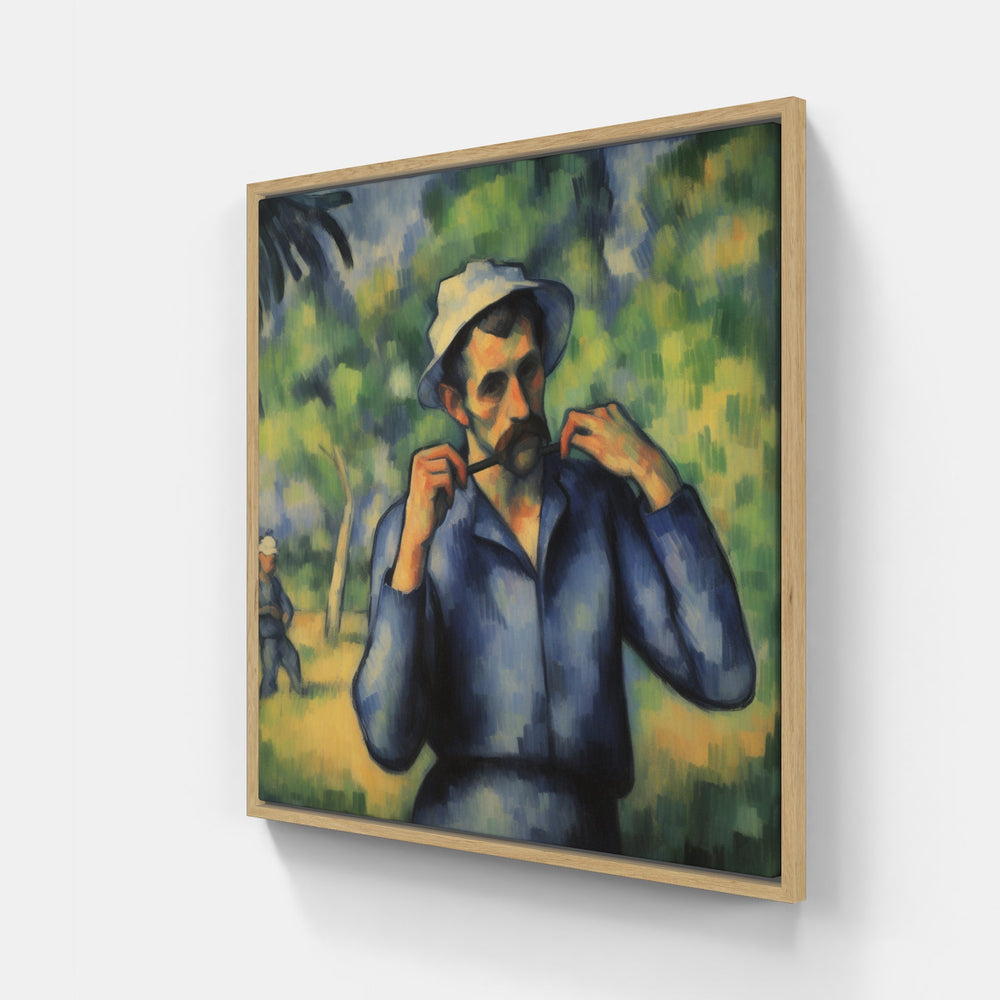 Journey Through Stillness-Canvas-artwall-20x20 cm-Wood-Artwall