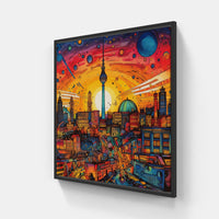 Berlin Urban Exploration Delight-Canvas-artwall-20x20 cm-Black-Artwall
