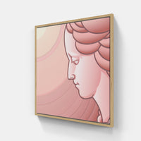 Pink Time Flies-Canvas-artwall-20x20 cm-Wood-Artwall