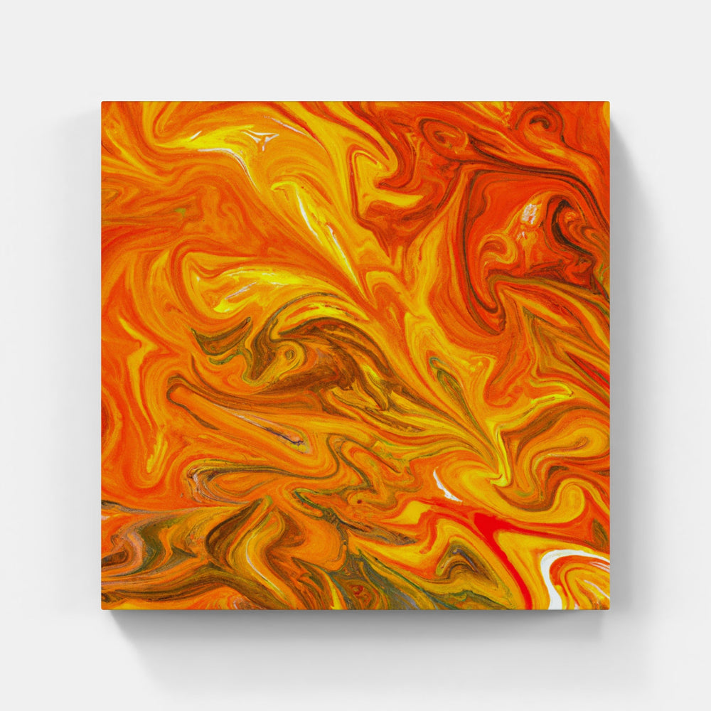 Orange sunlight glows-Canvas-artwall-Artwall