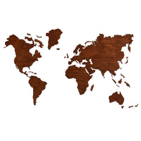 Map Wooden Wall Decoration