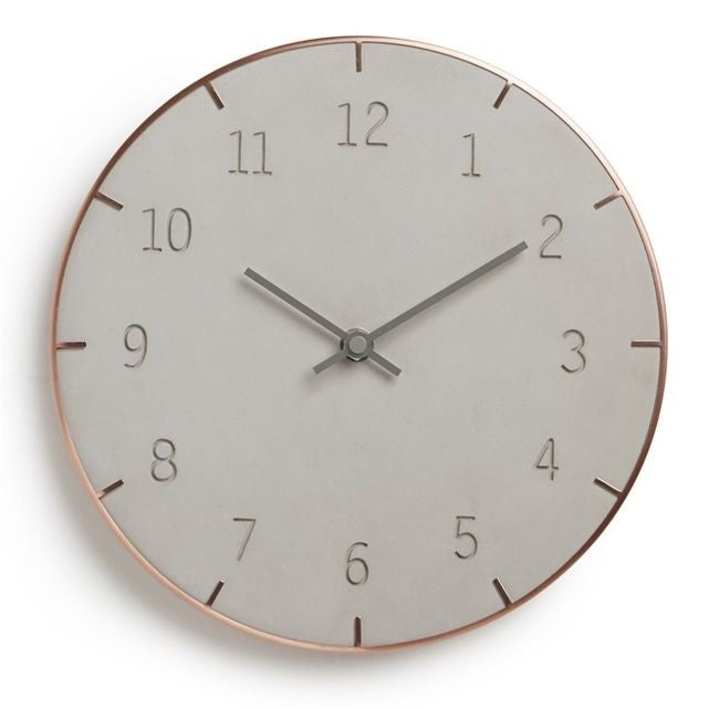 Piatto Copper Wall Clock
