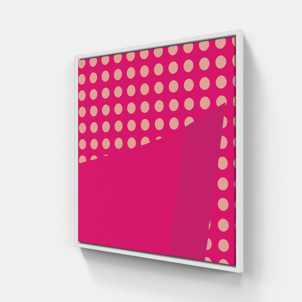 Pink On Pink-Canvas-artwall-20x20 cm-White-Fine Paper-Artwall