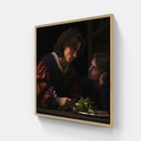 Enigmatic Caravaggio Essence-Canvas-artwall-20x20 cm-Wood-Artwall