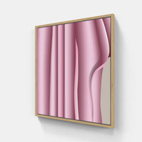 Pink timely bloom-Canvas-artwall-20x20 cm-Wood-Artwall