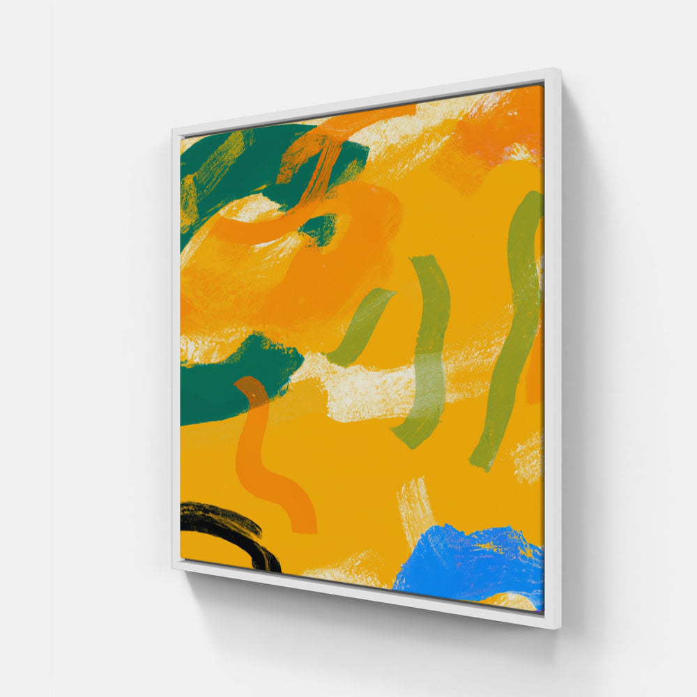 Yellow sunshine bright-Canvas-artwall-20x20 cm-White-Artwall