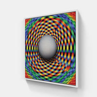 Optical Enigma Masterpieces-Canvas-artwall-20x20 cm-White-Artwall