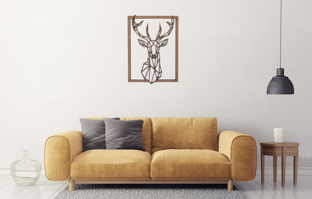 Deer Wood Wall Decoration