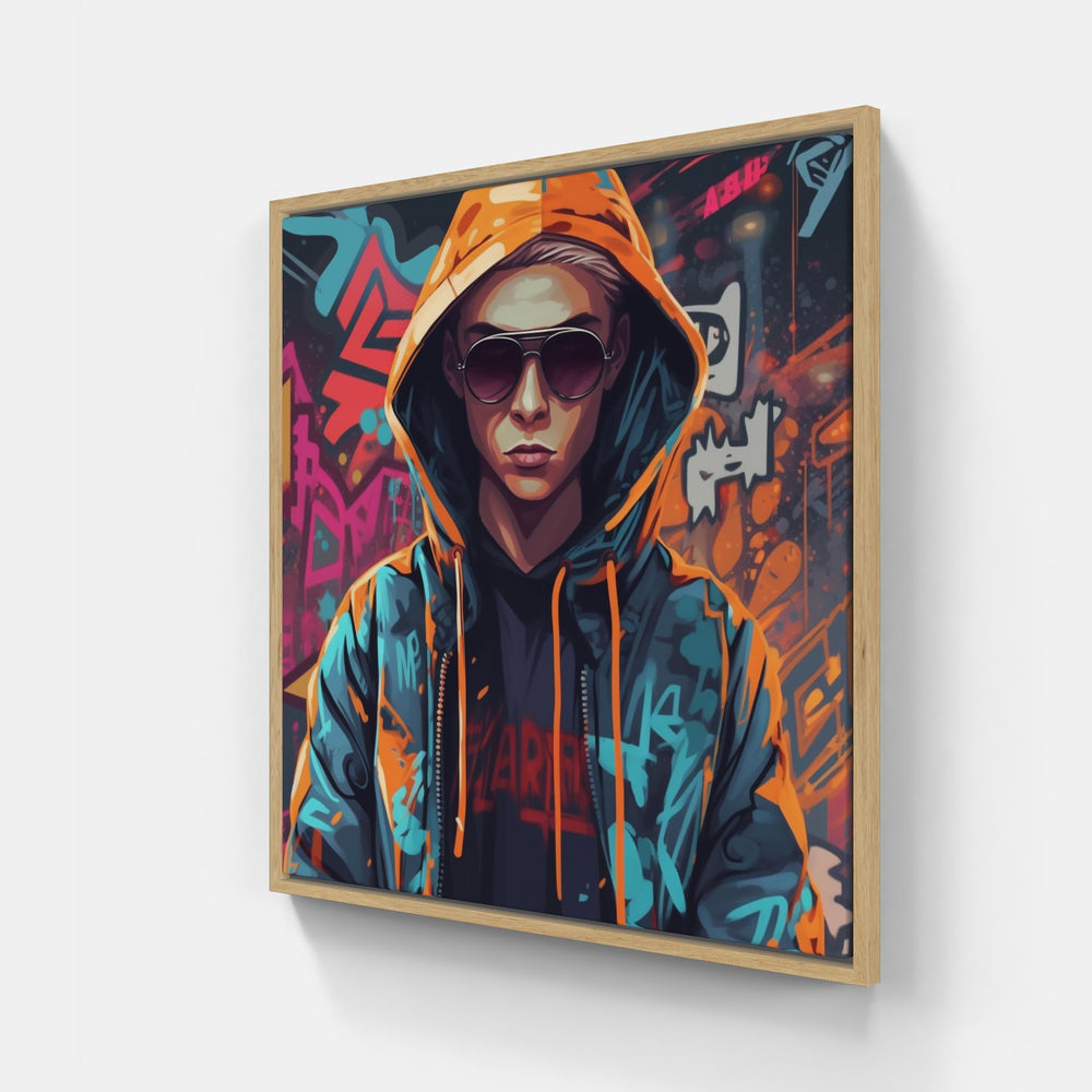 Urban Artwear Burst-Canvas-artwall-20x20 cm-Wood-Artwall