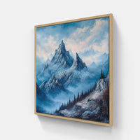 Picturesque Mountain Scene-Canvas-artwall-Artwall