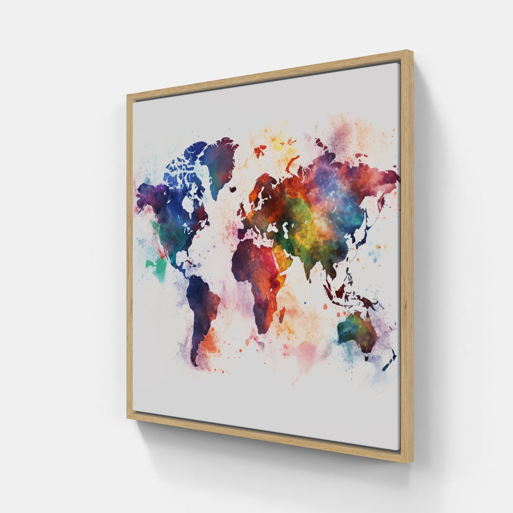 Prismatic World Panorama-Canvas-artwall-Artwall