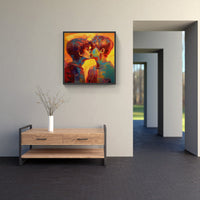 Eternal Love Connection Embrace-Canvas-artwall-Artwall