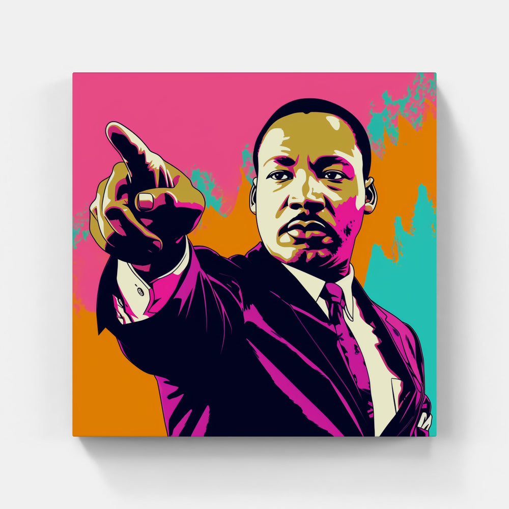 Martin Luther King memory fight-Canvas-artwall-Artwall