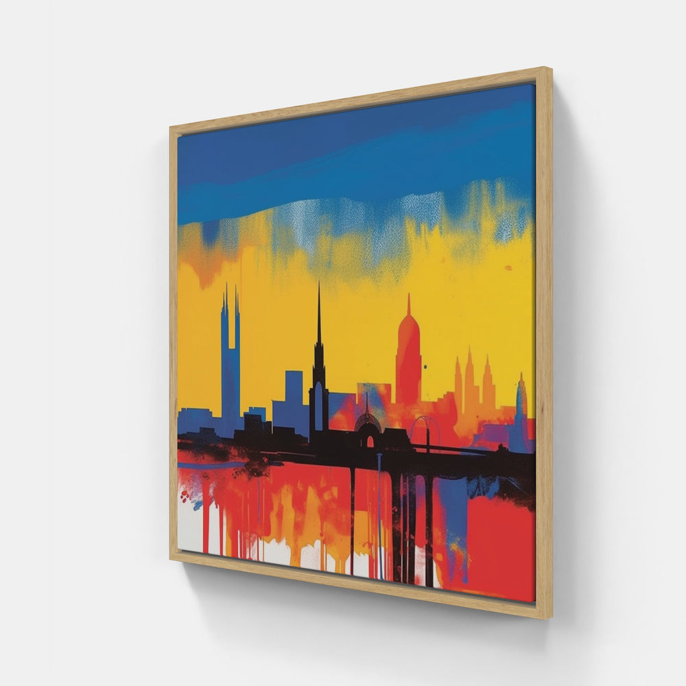 Breathtaking Skyline Panorama-Canvas-artwall-Artwall