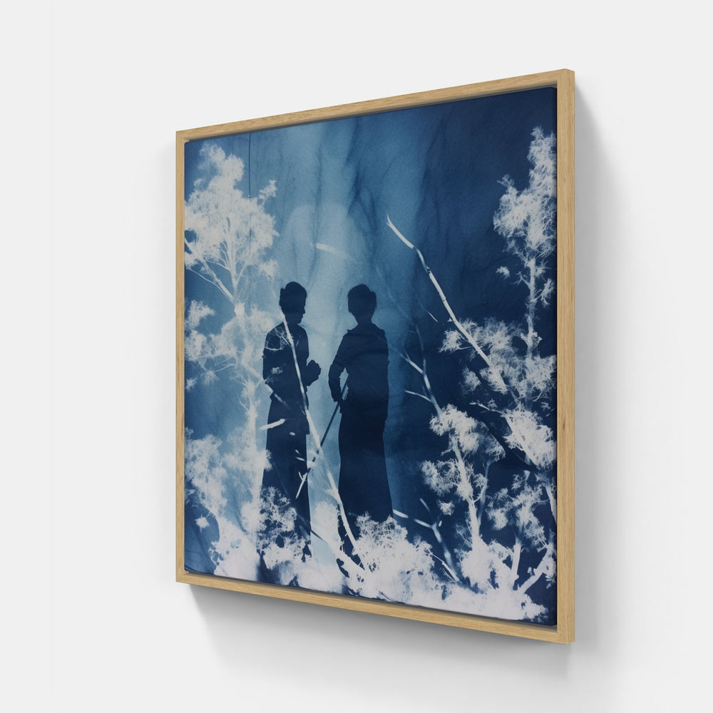 Antique Cyanotype Splendor-Canvas-artwall-Artwall